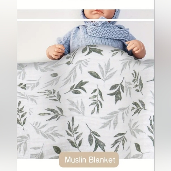 **LAST ONE!!!** 100% Natural Cotton Muslin Swaddle Blankets Infant/Baby/Newborn - Picture 4 of 11